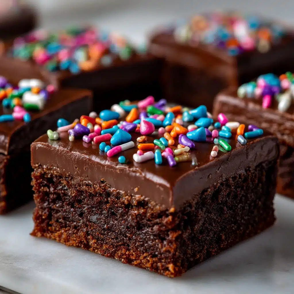 Rainbow Chip Brownies Recipe - Recipe Image