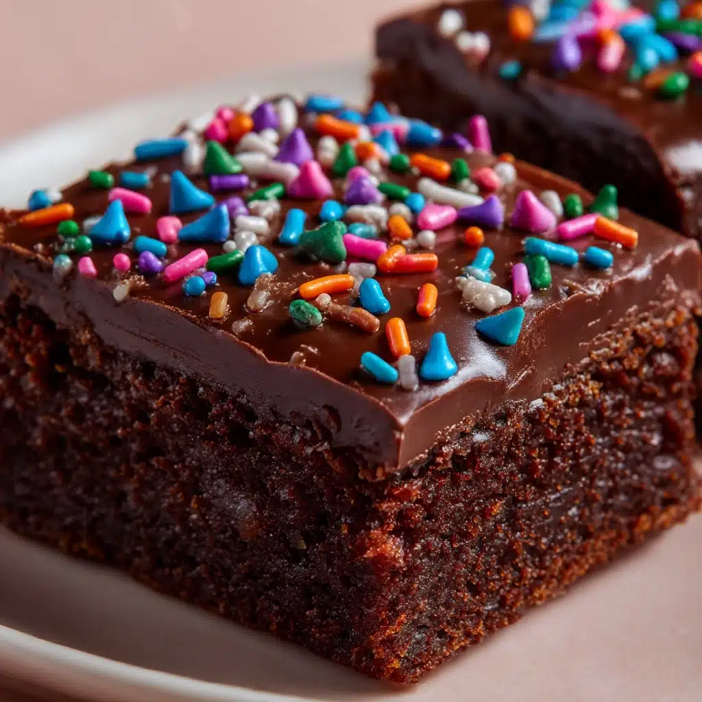 Rainbow Chip Brownies Recipe - Recipe Image