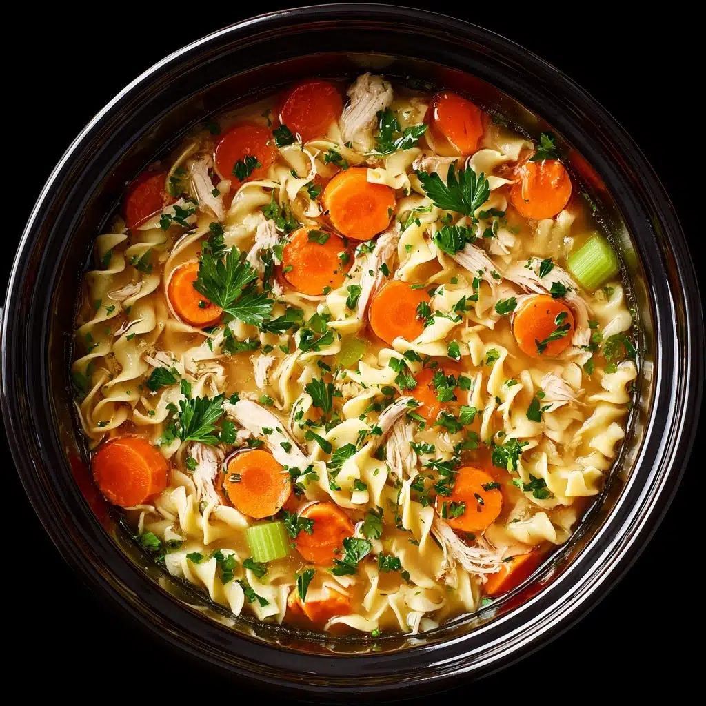 Crockpot Chicken Noodle Soup Recipe - Recipe Image