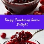 Cranberry Sauce Recipe