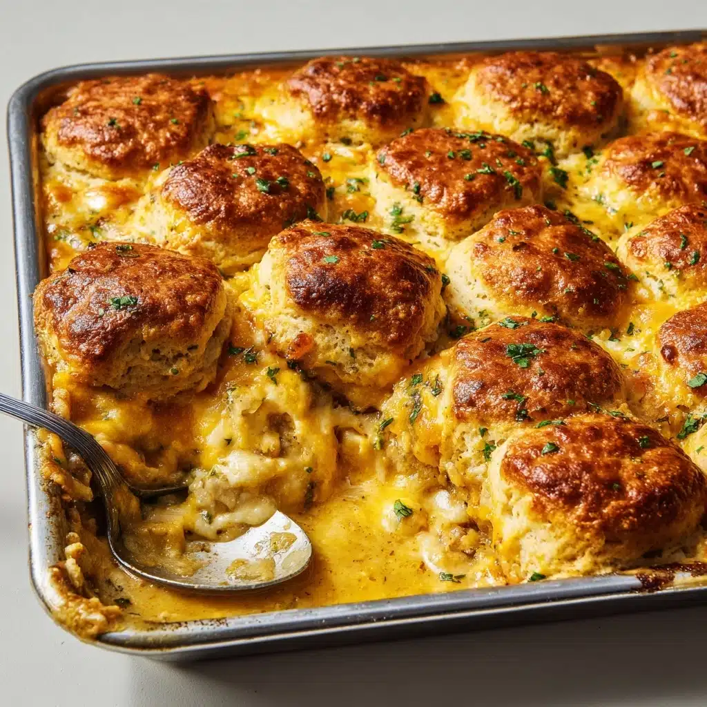 Cheddar Biscuit Breakfast Casserole Recipe