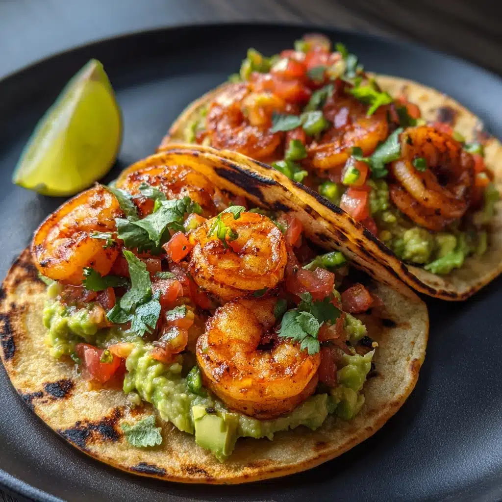 Grilled Shrimp Tacos with Avocado Salsa Recipe