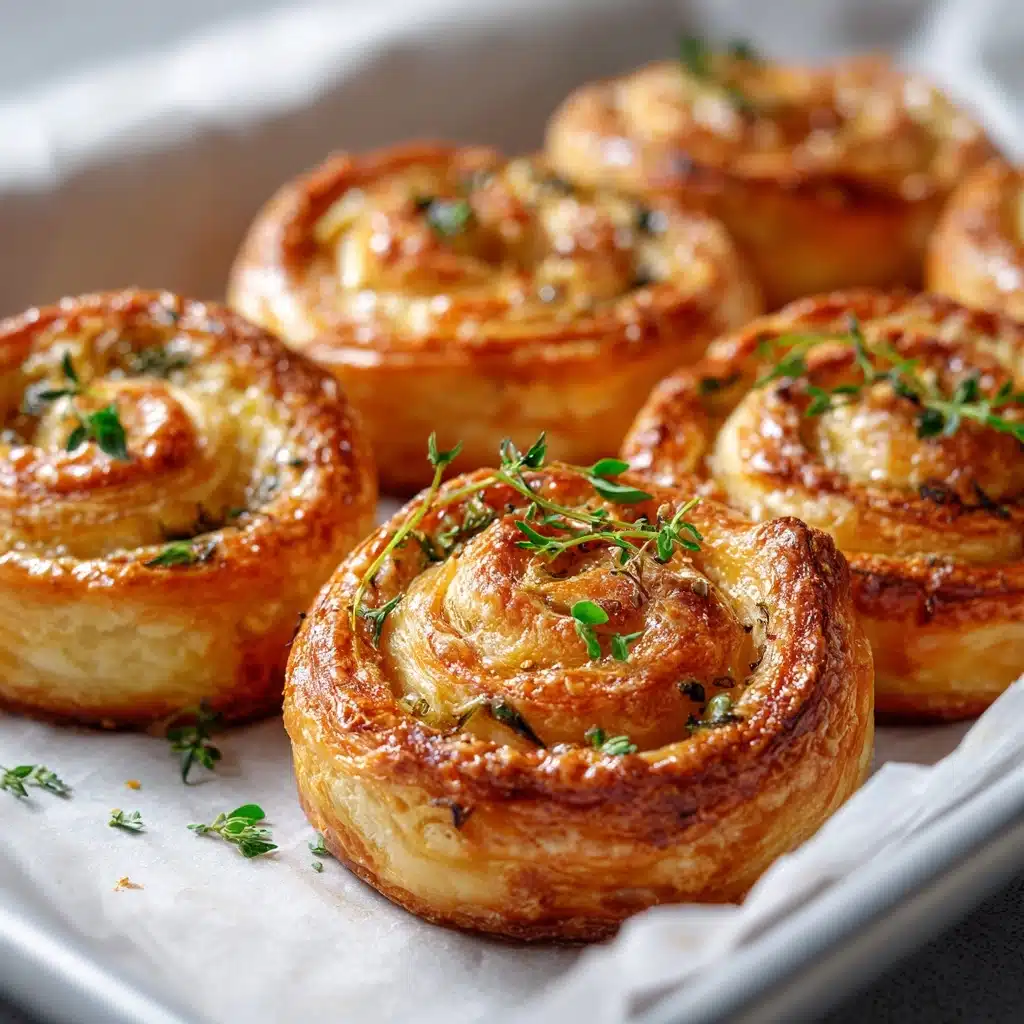 Cheesy Garlic Butter Rollups Recipe - Recipe Image