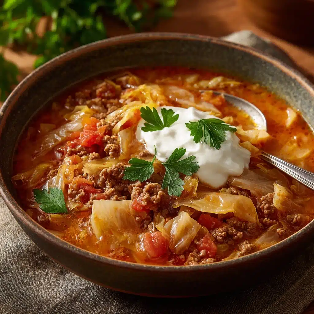 Polish Stuffed Cabbage Soup Recipe - Recipe Image