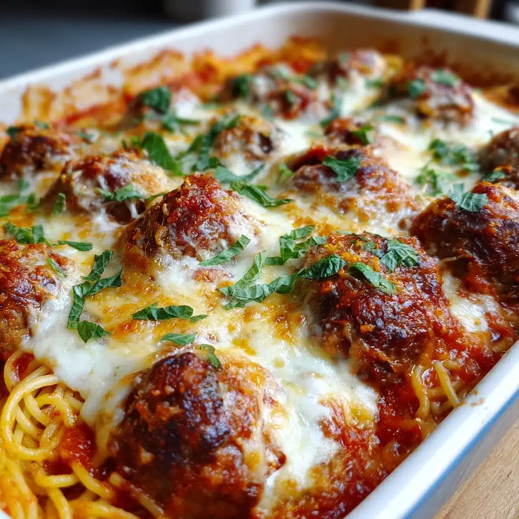 Baked Spaghetti and Meatballs Recipe