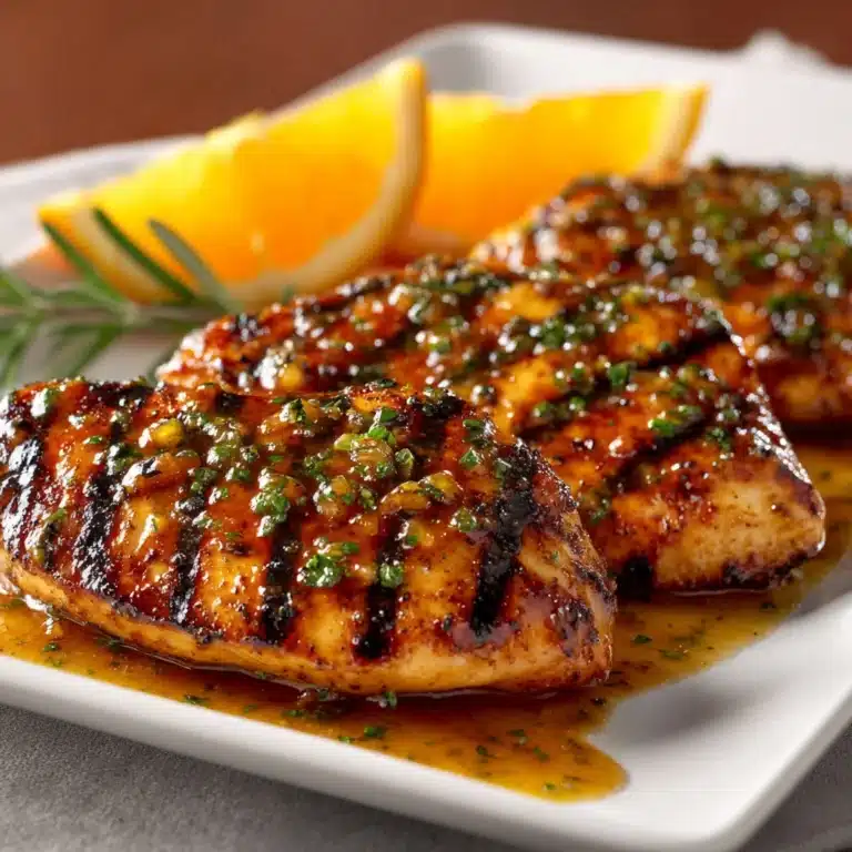 Grilled Citrus Chicken with Glaze Recipe