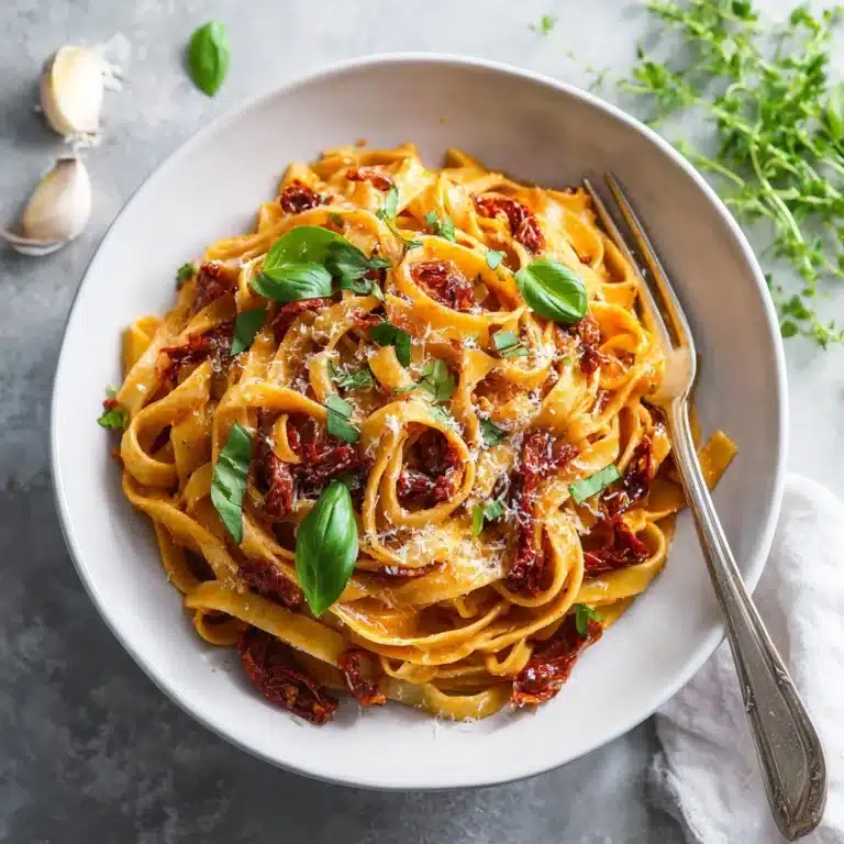 Vegan Creamy Sun-Dried Tomato Pasta Recipe