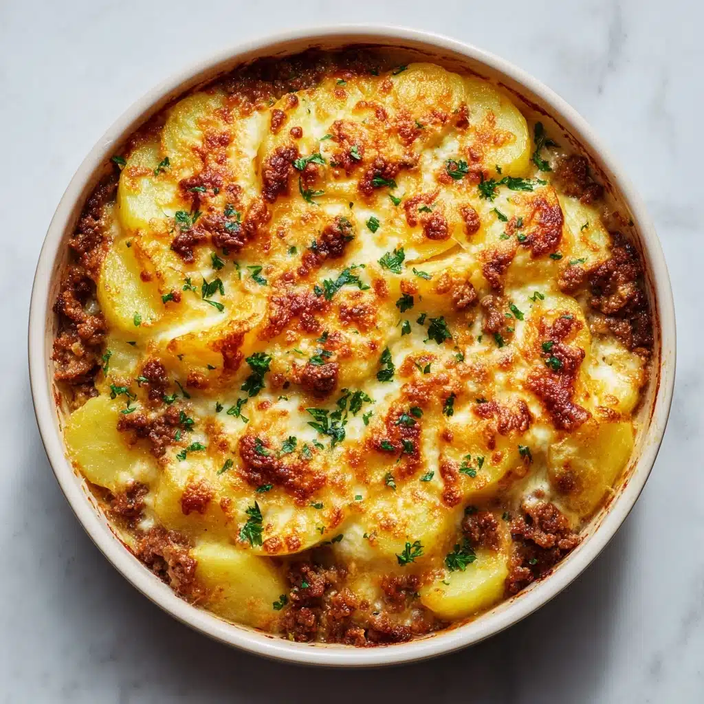 Cheesy Taco Potato Casserole Recipe