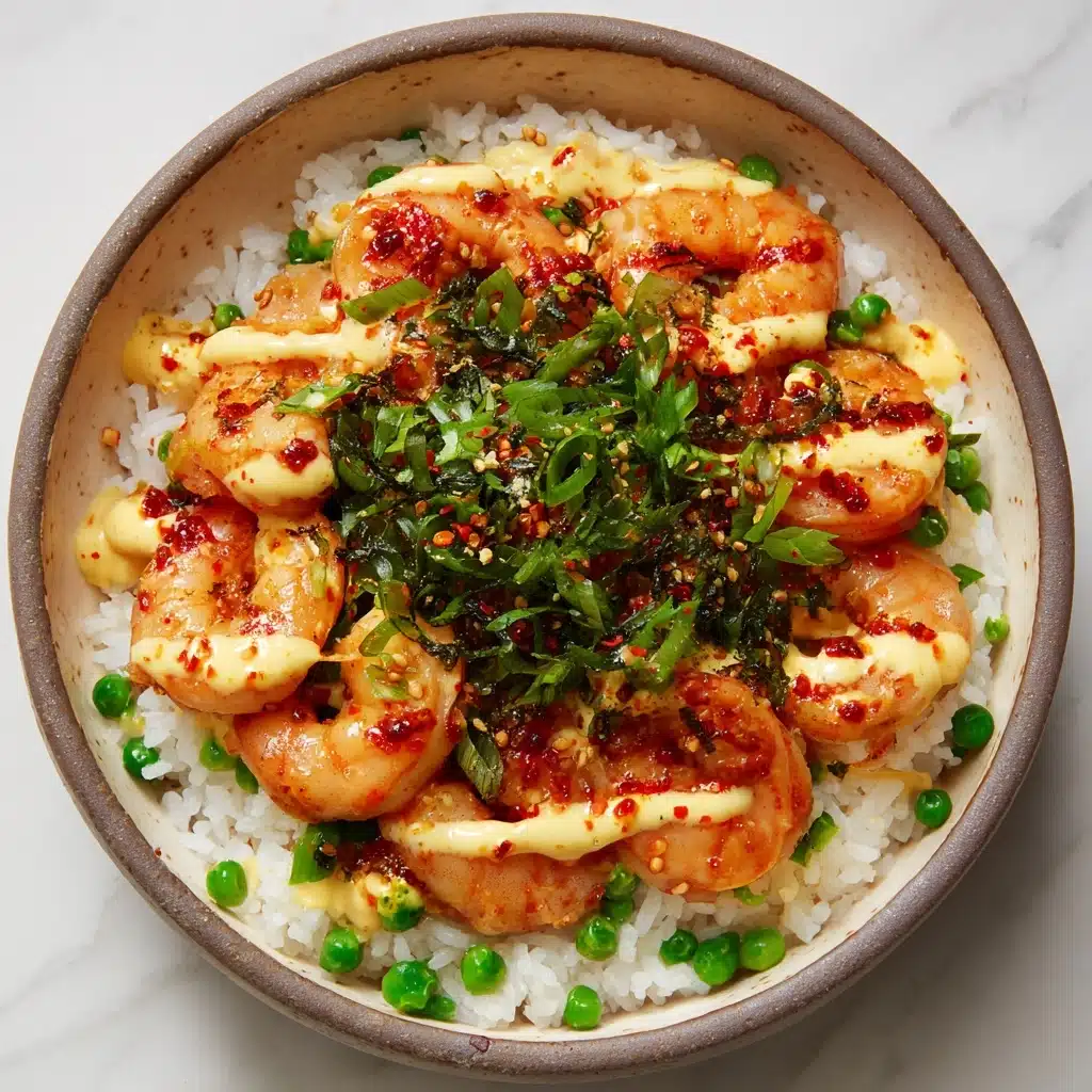 Shrimp Rice Bowls with Spicy Mayo Recipe