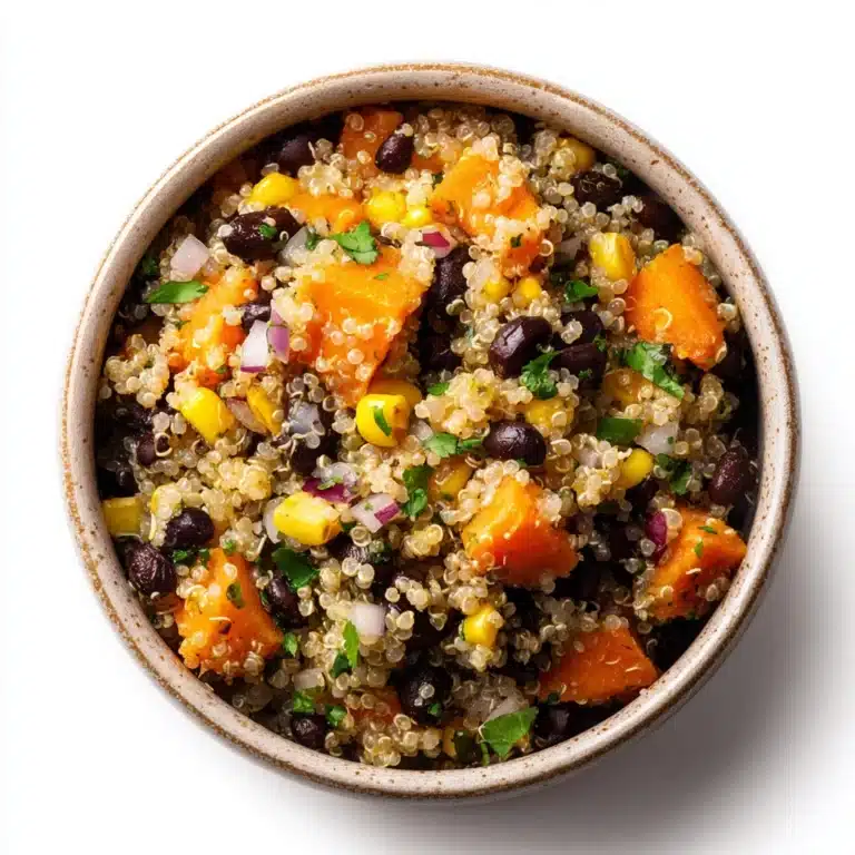 Roasted Sweet Potato Black Bean Quinoa Salad Recipe