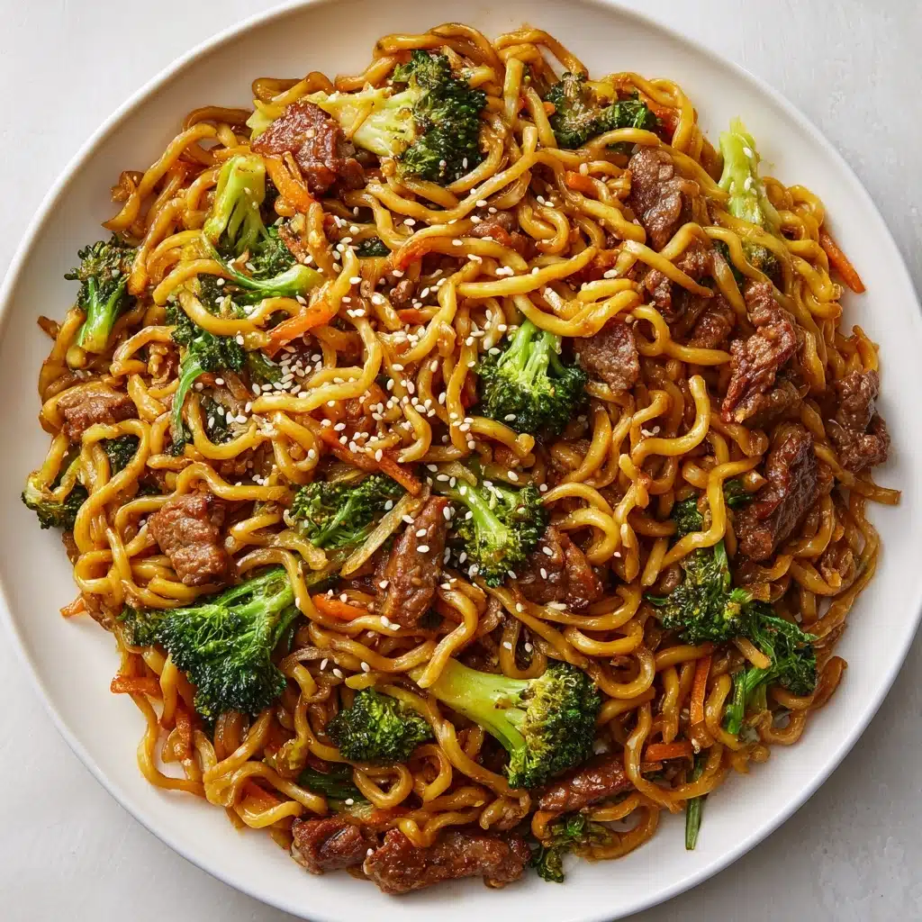 Savory Chicken Ramen Stir Fry Recipe - Recipe Image