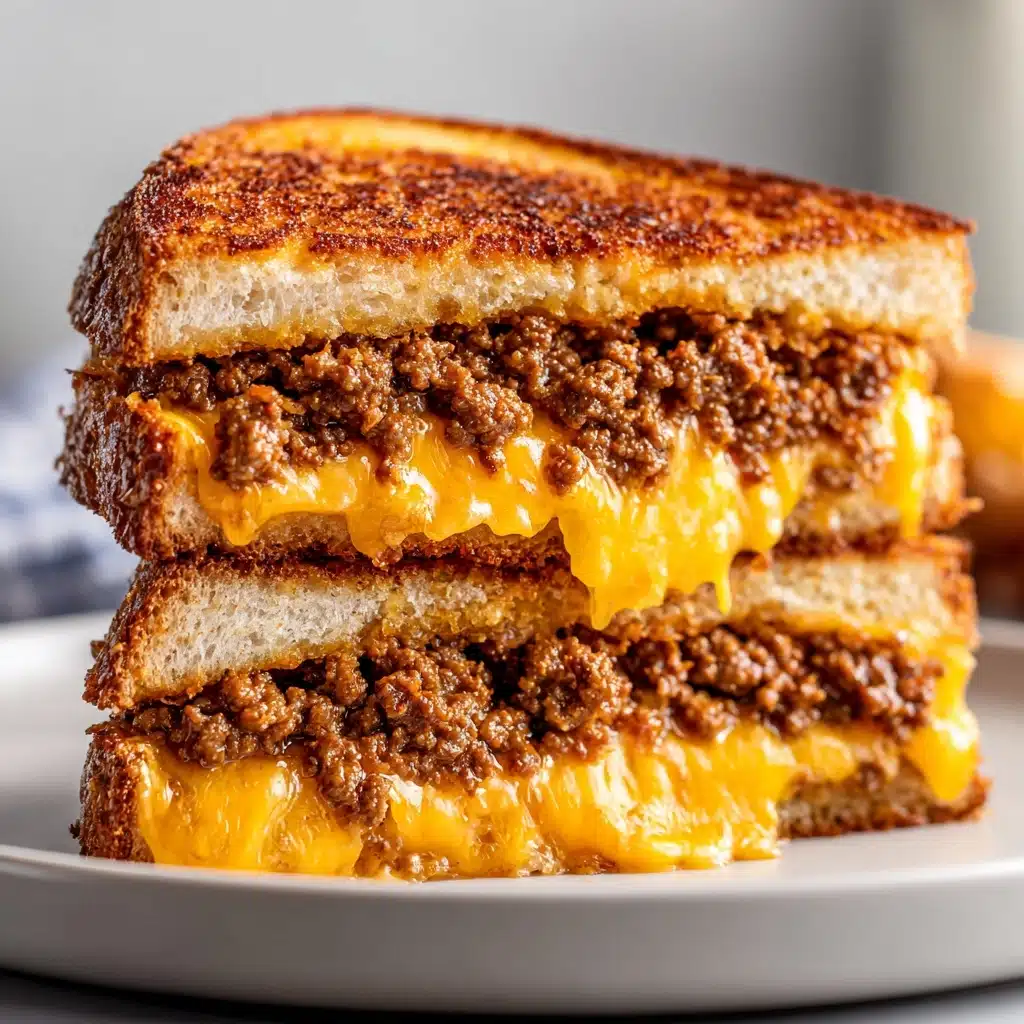 Sloppy Joe Grilled Cheese Recipe - Recipe Image