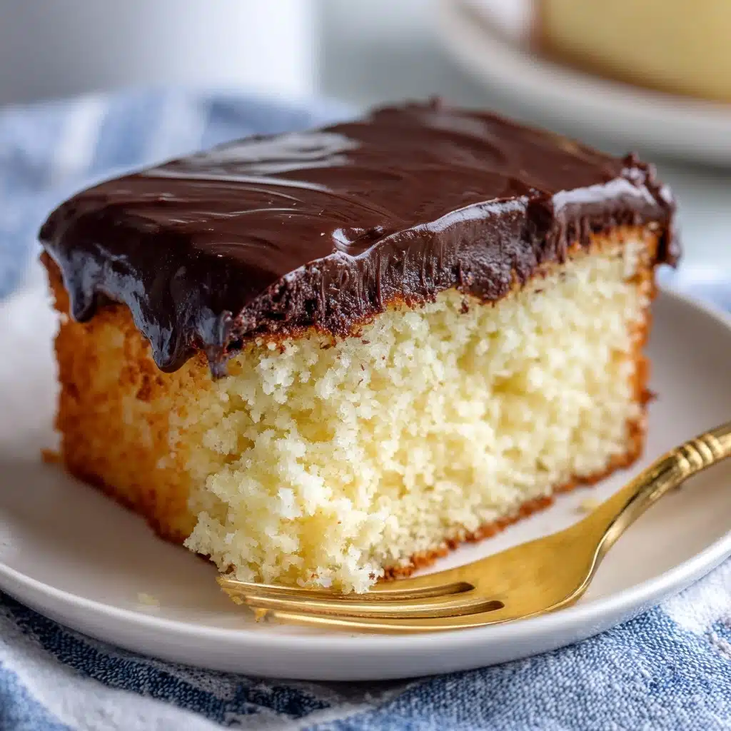 Boston Cream Poke Cake Recipe - Recipe Image
