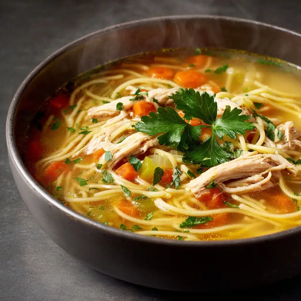Crockpot Chicken Noodle Soup Recipe - Recipe Image
