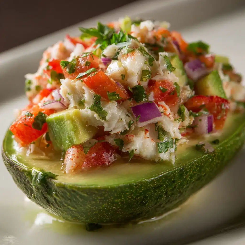 Crab Stuffed Avocados Recipe - Recipe Image