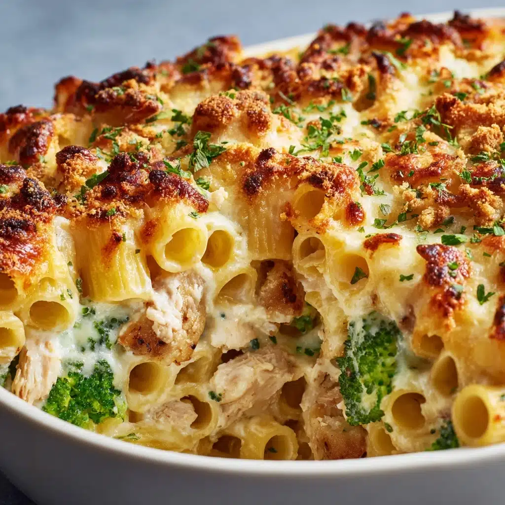 Healthy Chicken Broccoli Pasta Casserole Recipe - Recipe Image