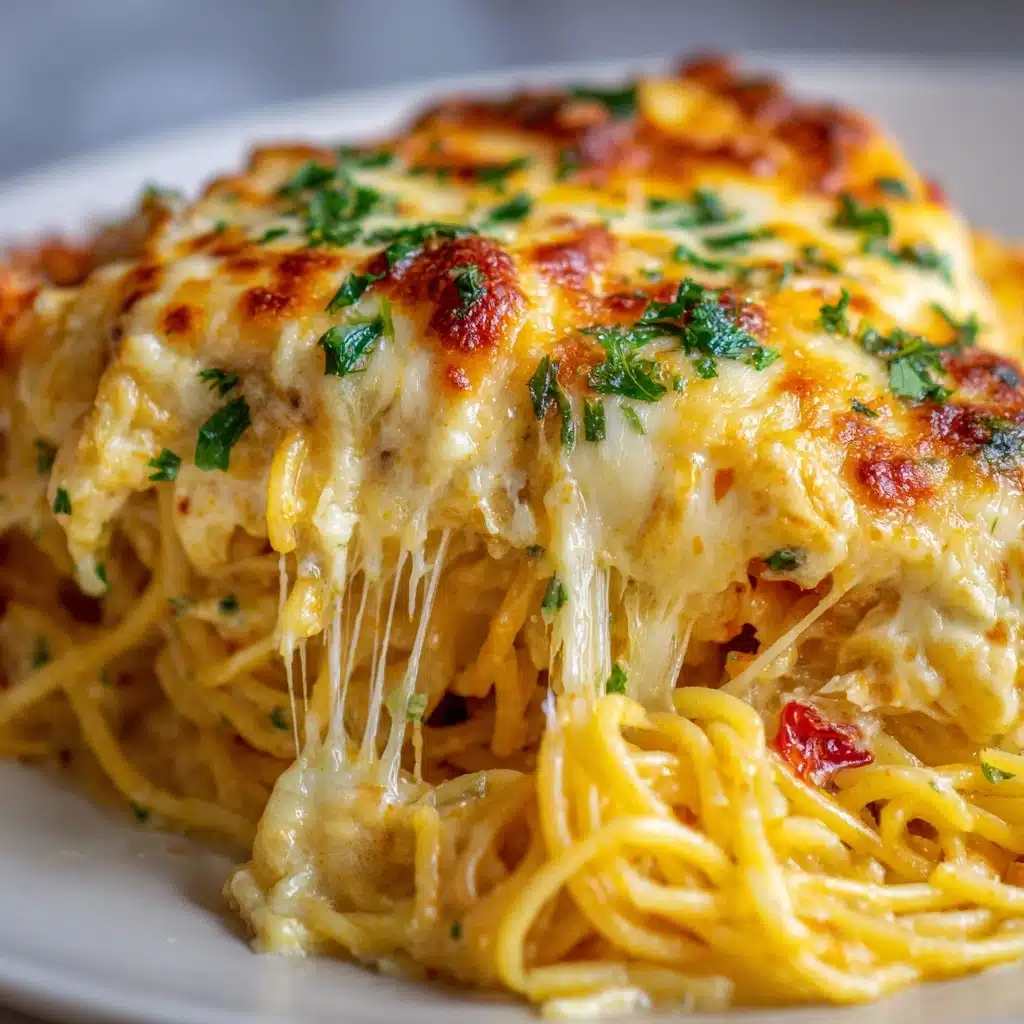 Easy Chicken Spaghetti with Rotel Recipe - Recipe Image