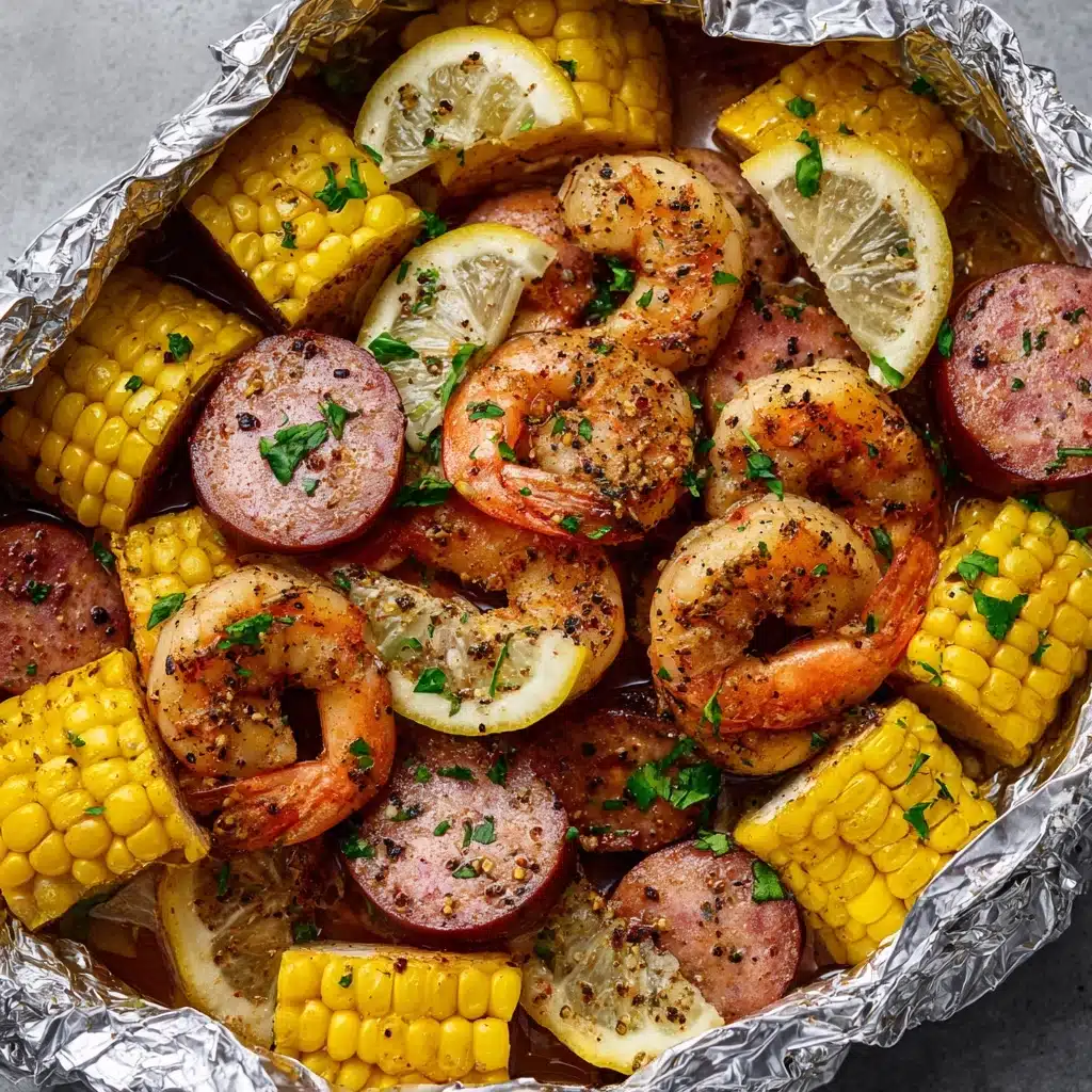 Shrimp Boil Foil Packets Recipe - Recipe Image