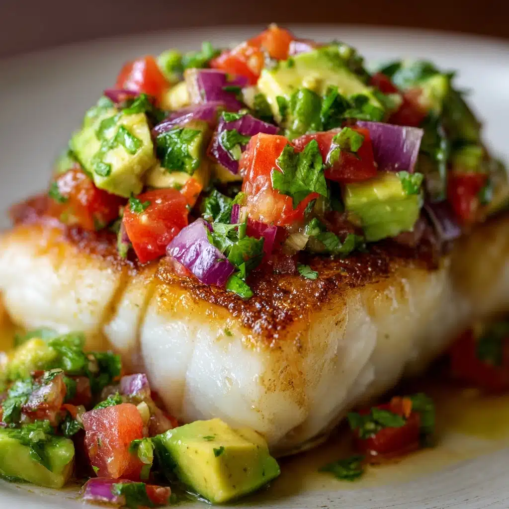 Coconut Lime Fish with Avocado Salsa Recipe - Recipe Image