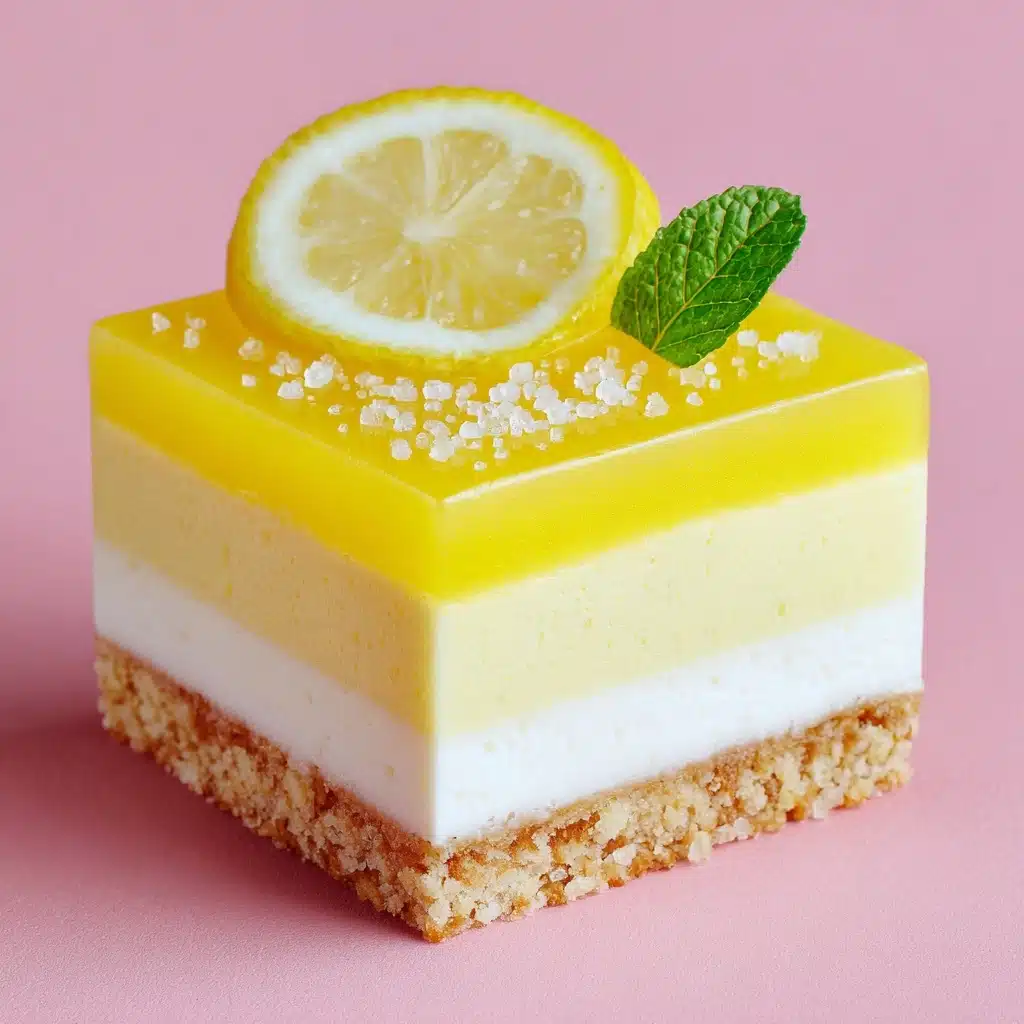 No-Bake Lemon Curd Dream Slice Recipe - Recipe Image