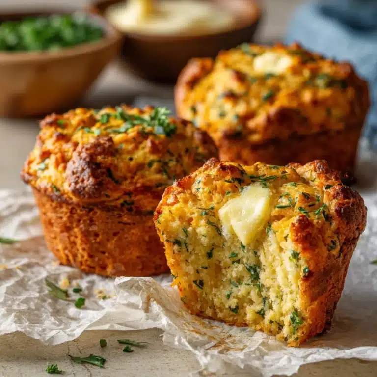 Cheese & Herb Muffins with Whipped Bovril Butter Recipe
