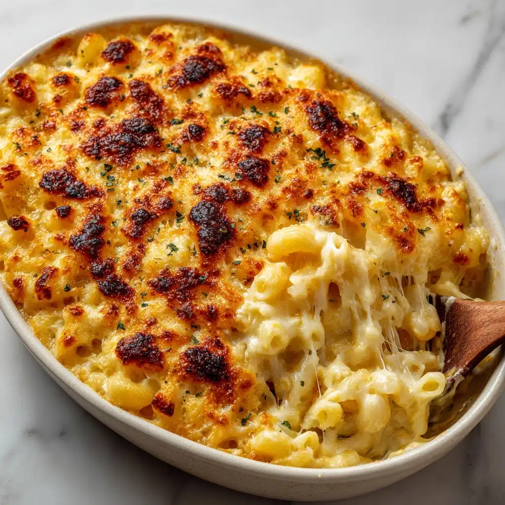 Four Cheese Baked Macaroni Recipe - Recipe Image
