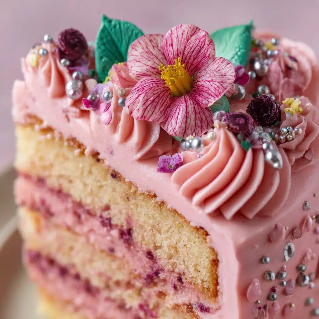 Hibiscus Bliss Cake Recipe - Recipe Image