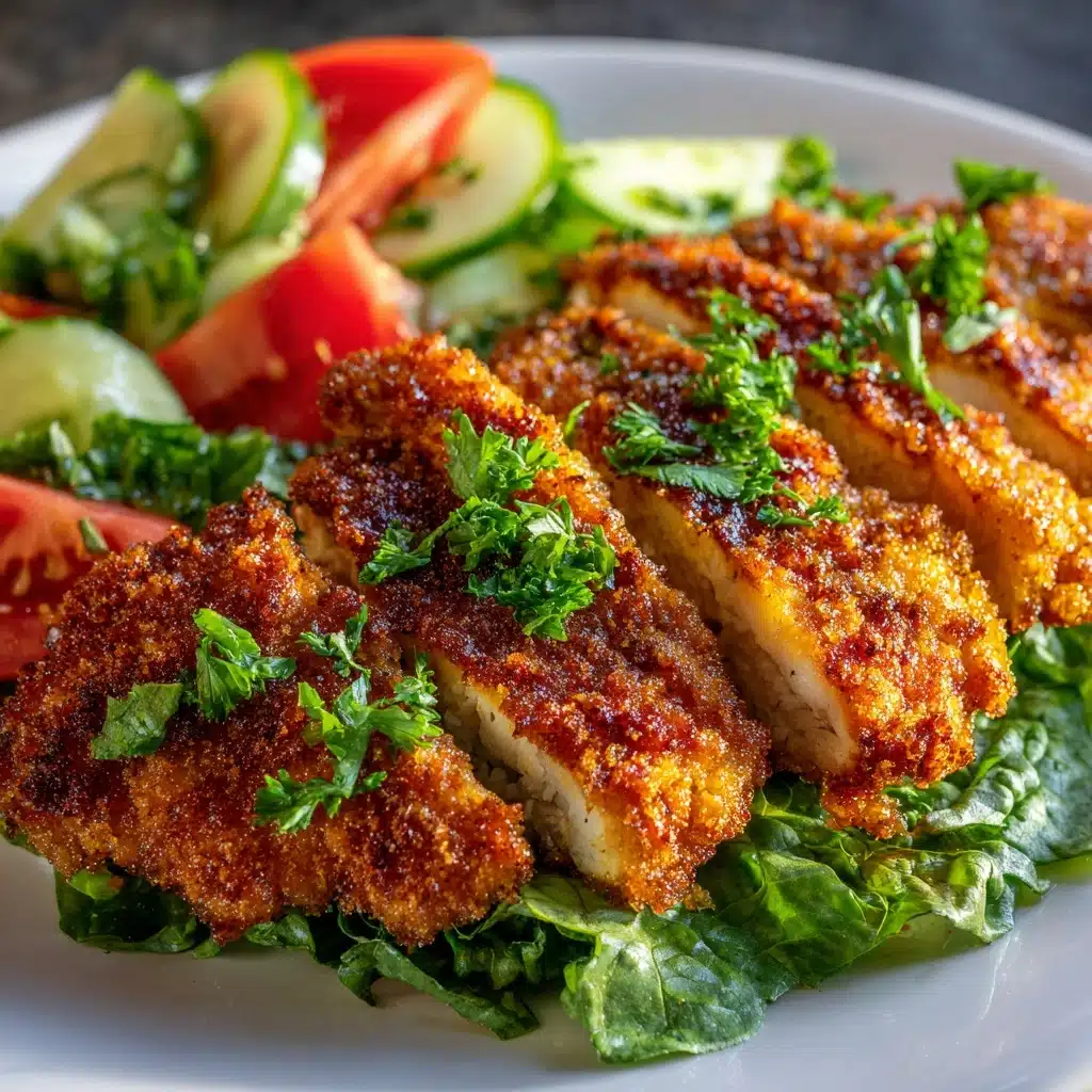 Air Fryer Chicken Caesar Cutlets Recipe - Recipe Image