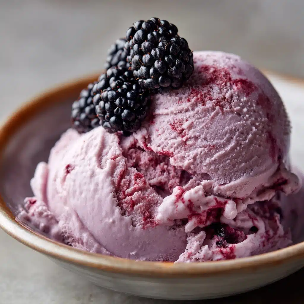 Keto Blueberry Cheesecake Protein Ice Cream Recipe - Recipe Image