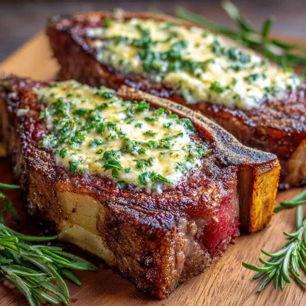 Air Fryer Ribeye Steak with Garlic Butter Recipe - Recipe Image