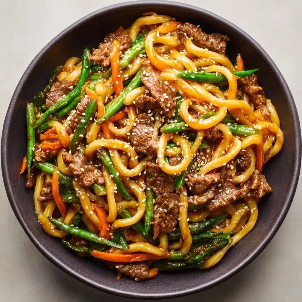Asian Beef Udon Noodles Recipe - Recipe Image