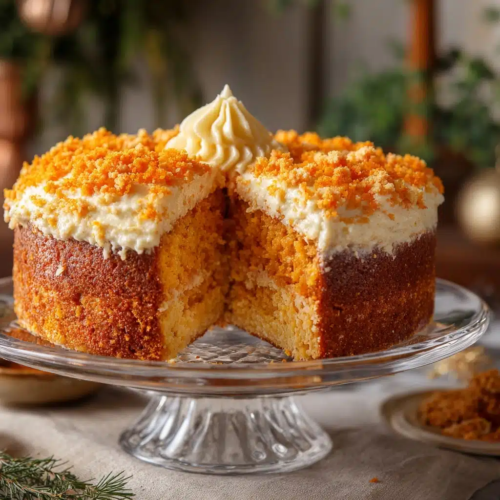 Brazilian Carrot Cake : Bolo de Cenoura Recipe - Recipe Image