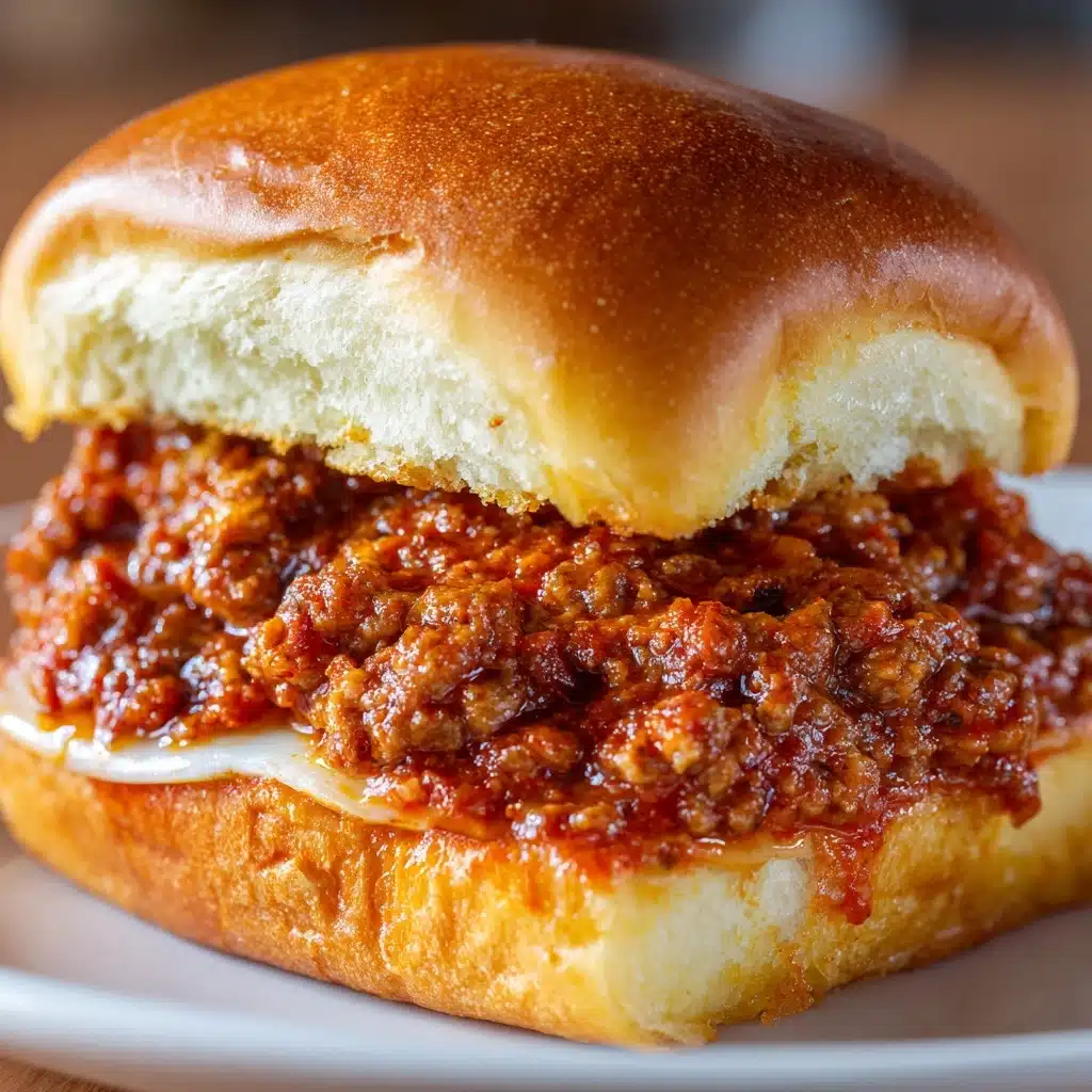 Chicken Parmesan Sloppy Joes Recipe - Recipe Image