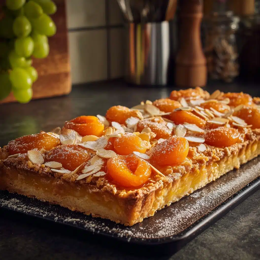 Apricot Almond Tart Recipe - Recipe Image