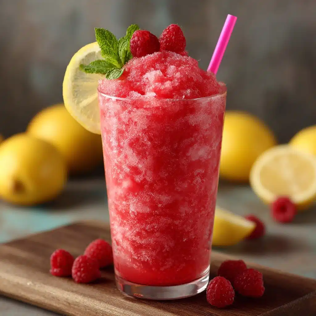 Raspberry Lemonade Slushie Recipe - Recipe Image