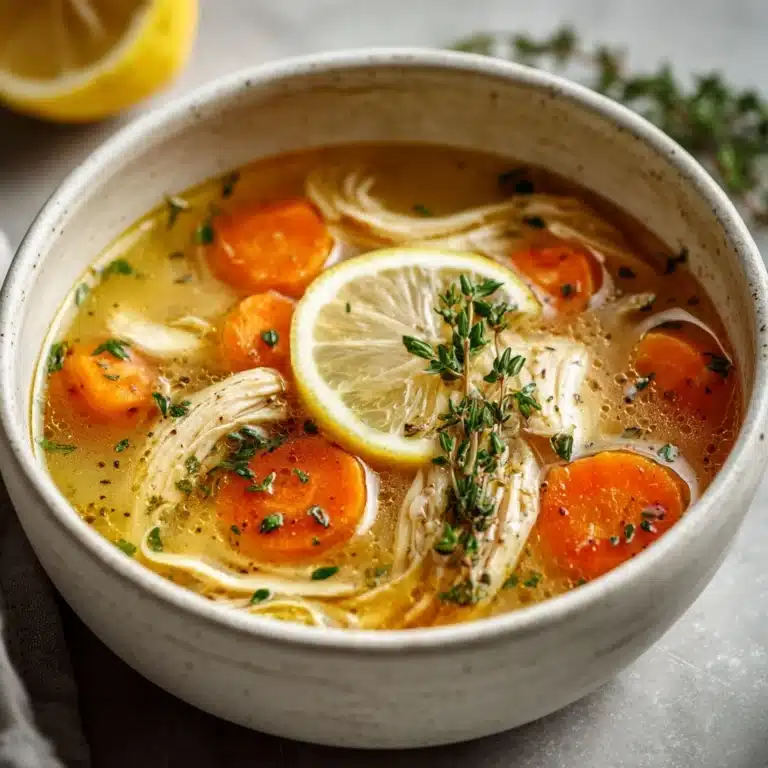 Lemon Chicken Soup Recipe