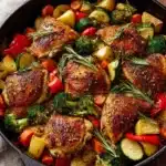 Healthy Chicken and Vegetables Skillet Recipe