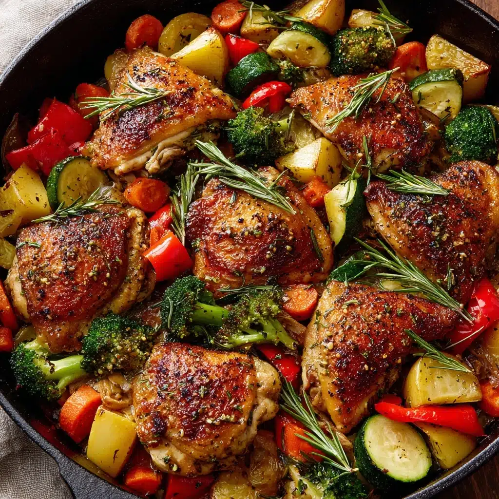 Healthy Chicken and Vegetables Skillet Recipe