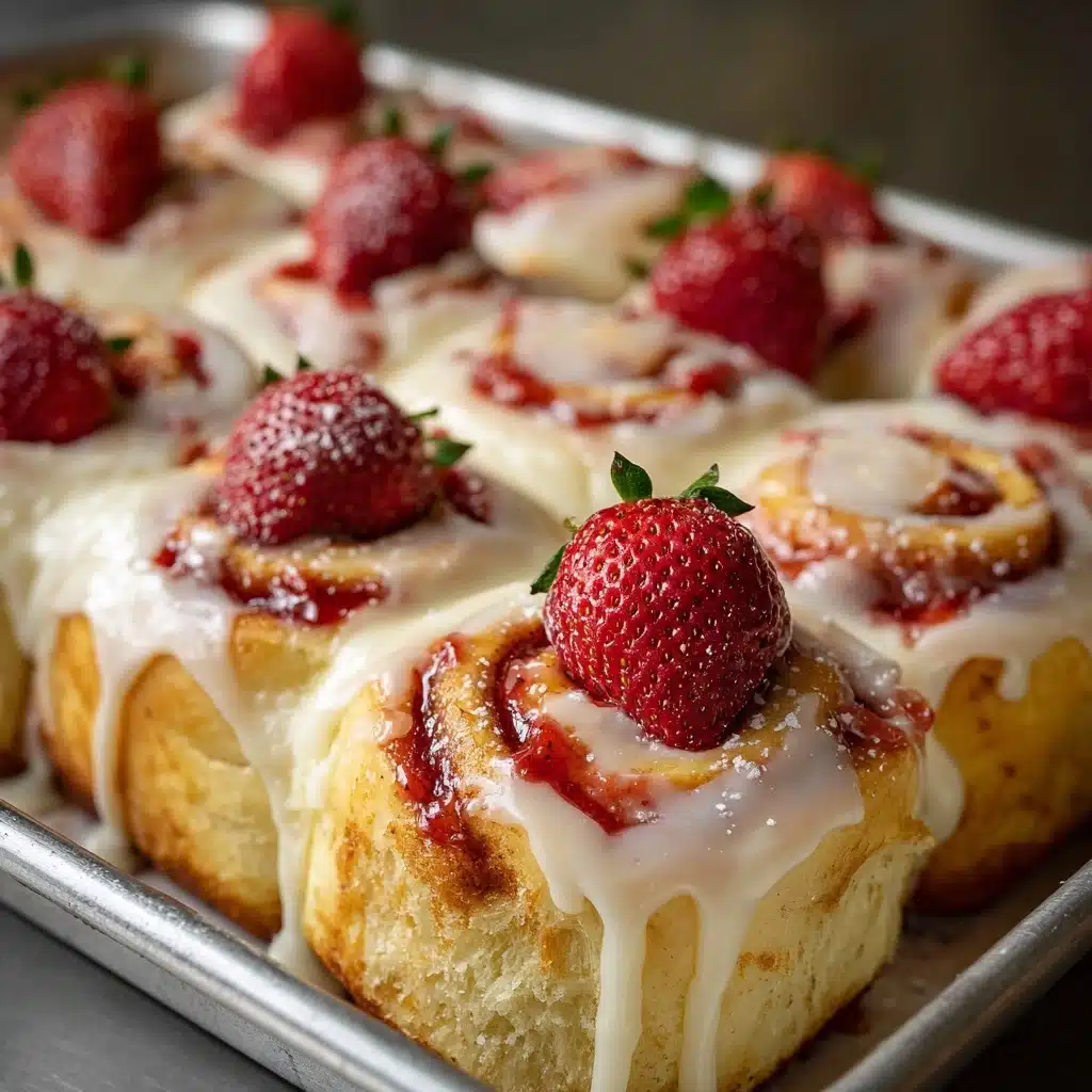 Strawberry Cheesecake Cinnabon Rolls Recipe