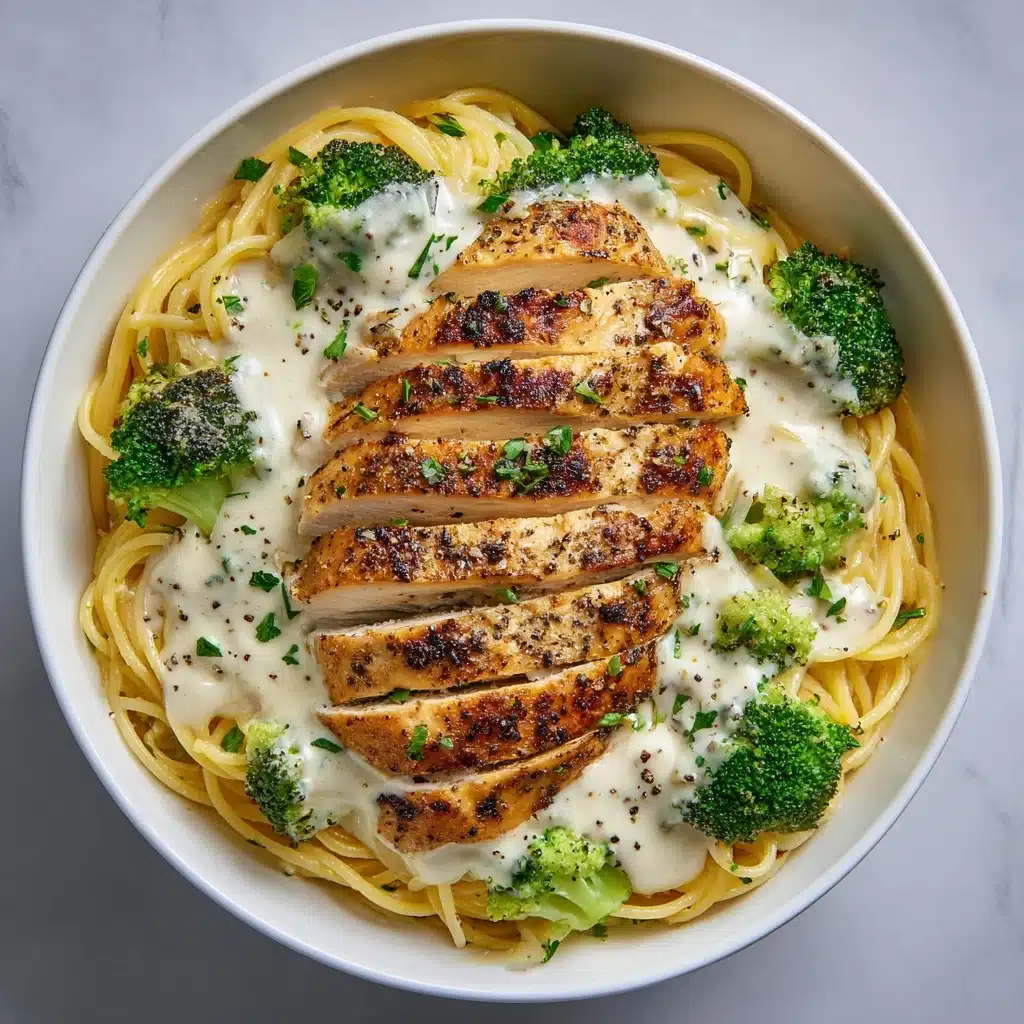 Skinny Chicken Broccoli Alfredo Recipe
