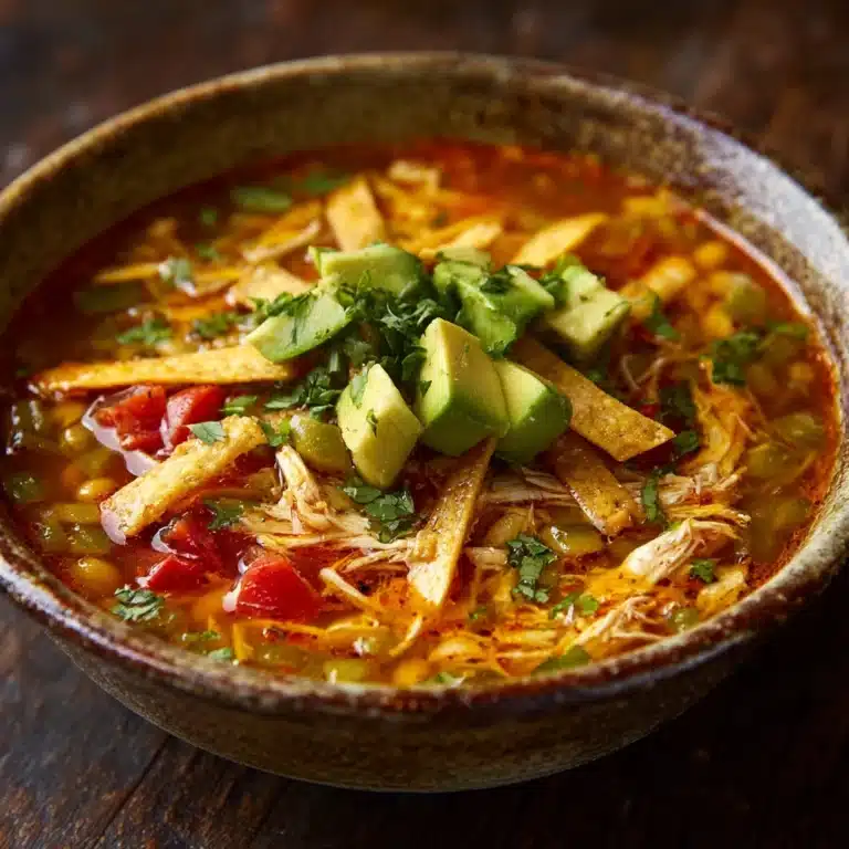 The Best Poblano Chicken Tortilla Soup From Scratch Recipe