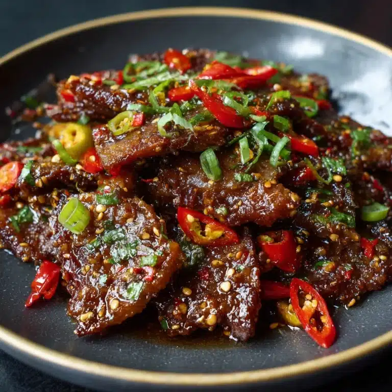 Thai Hot and Spicy Beef Recipe