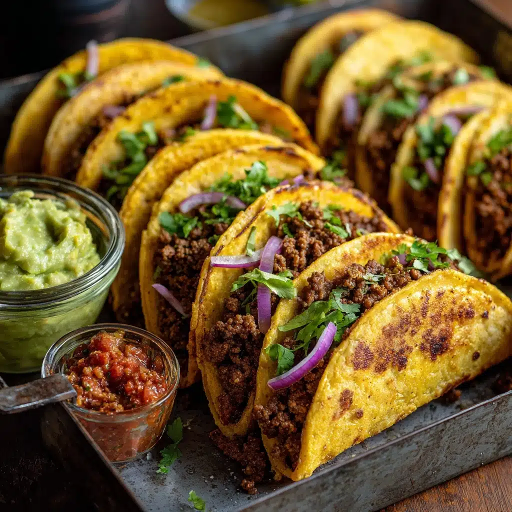 Crispy Ground Beef Tacos Recipe