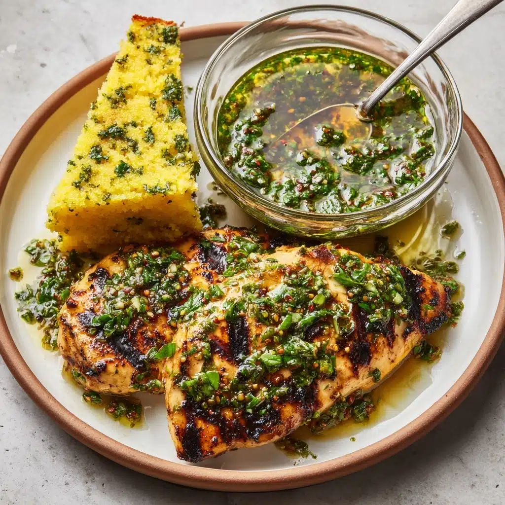 Grilled Chicken Thighs with Chimichurri Recipe - Recipe Image
