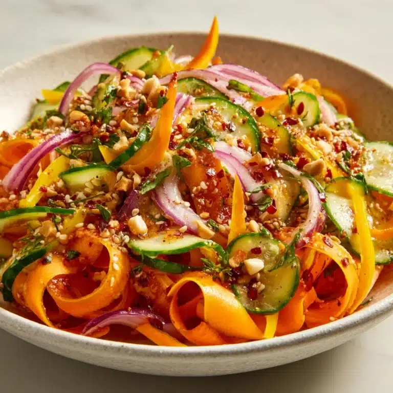 Viral Cucumber Pepper Salad Recipe
