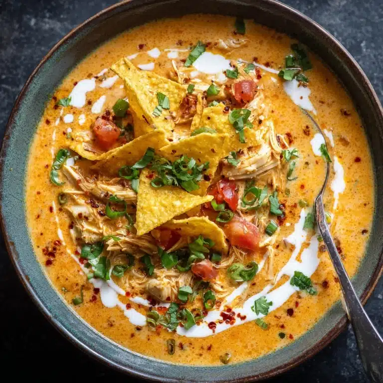 Creamy Chicken Tortilla Soup Recipe