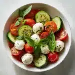 Cucumber Caprese Salad Recipe