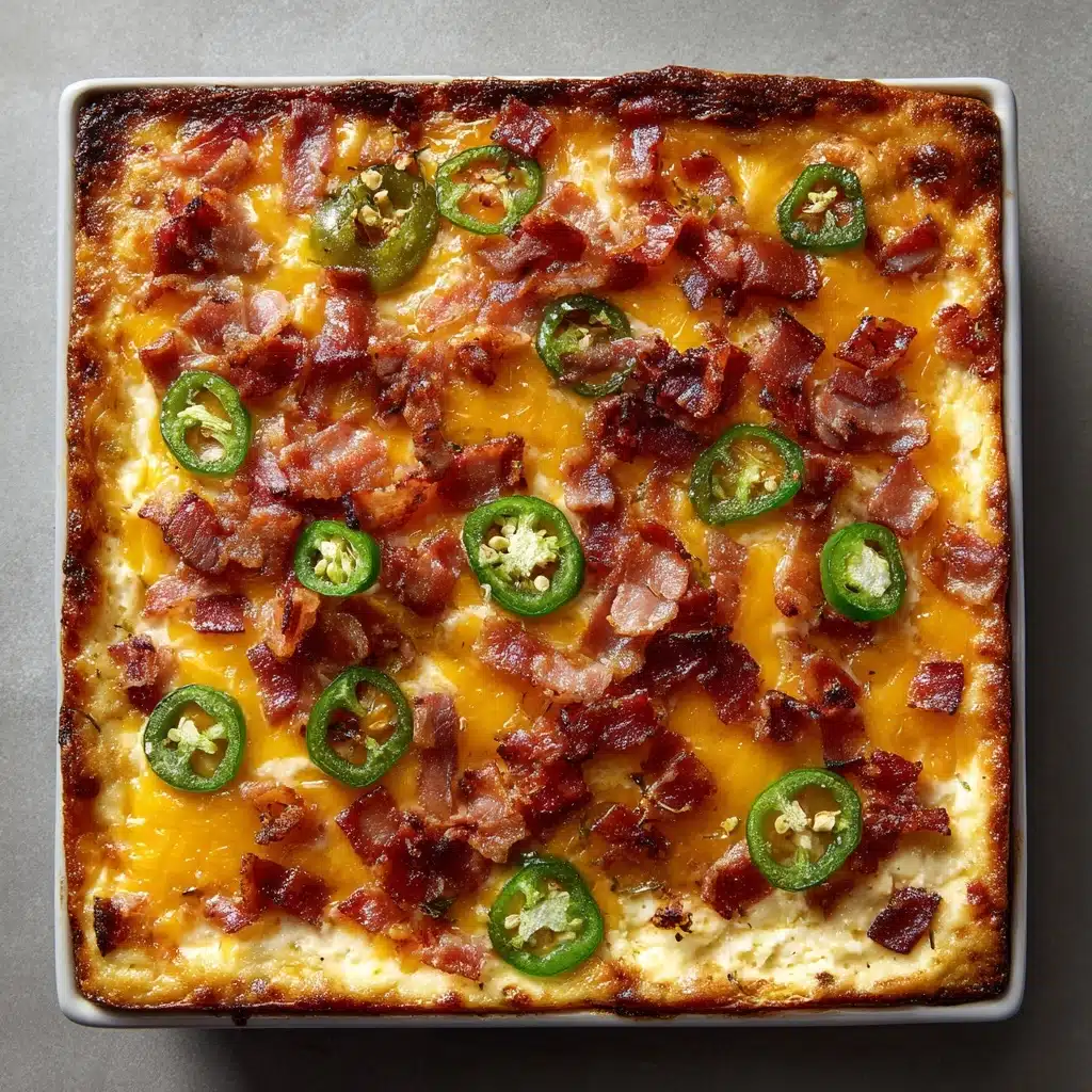 Cauliflower Jalapeno Popper Casserole Recipe - Recipe Image