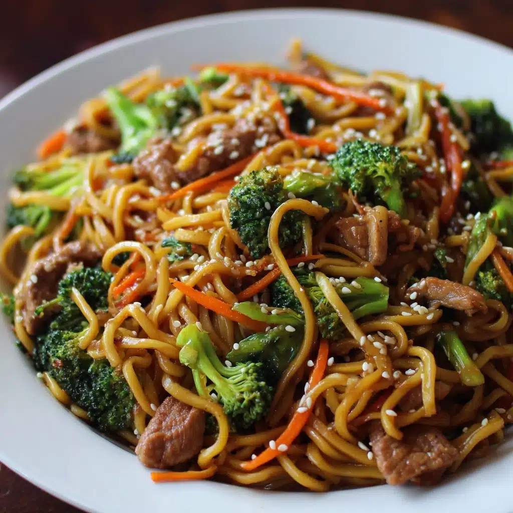 Savory Chicken Ramen Stir Fry Recipe