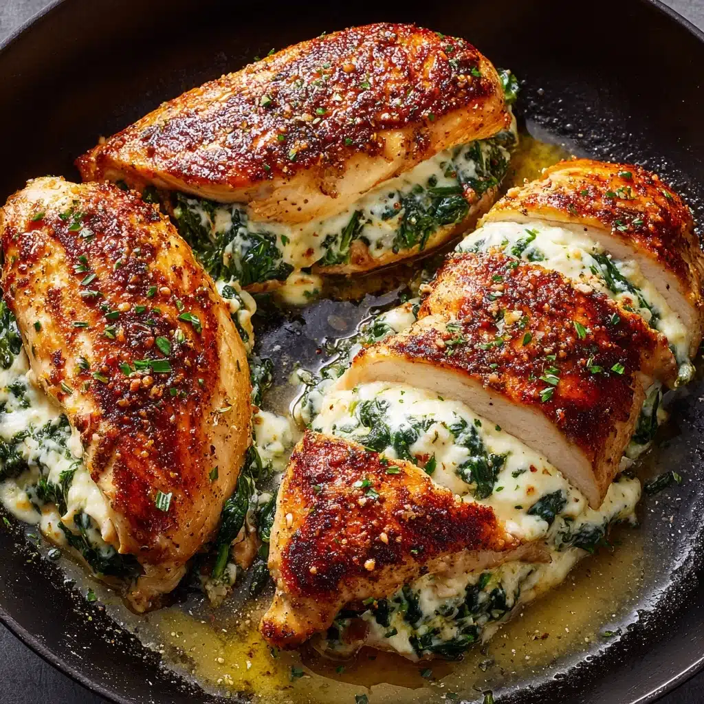 Spinach Artichoke Stuffed Chicken Breast Recipe